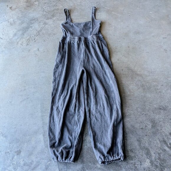 Free People Movement Inbound Onesie Jumpsuit Black Gray small - Picture 11 of 11